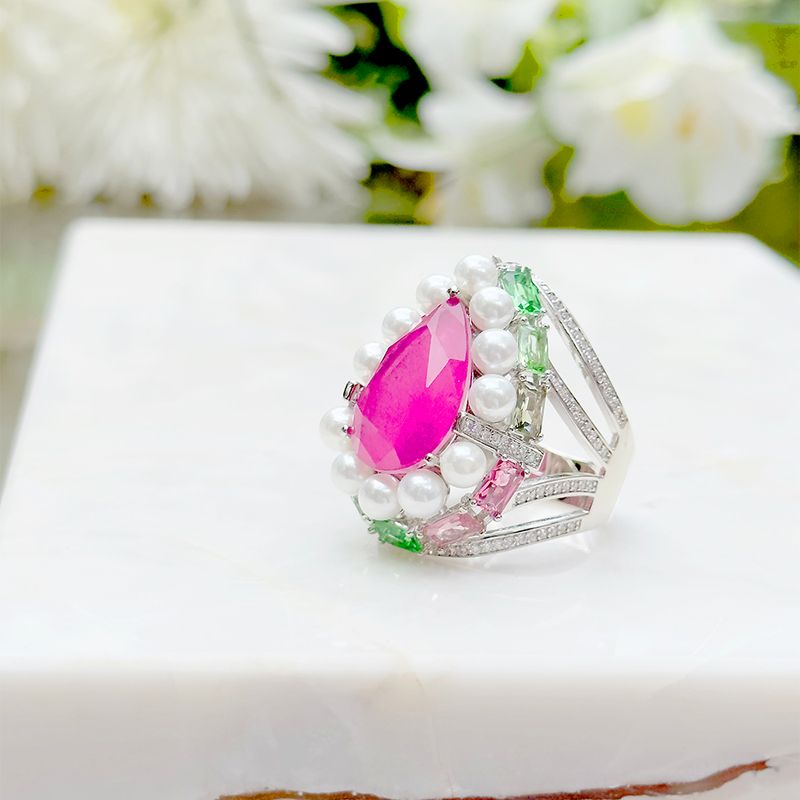 Anel-gota-perola-shell-fusion-turmalina-rosa-banho-de-rodio-branco