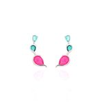 Brinco-gotas-fusion-turmalina-rosa-prata-925