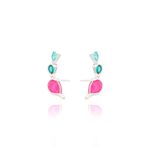 Brinco-gotas-fusion-turmalina-rosa-prata-925