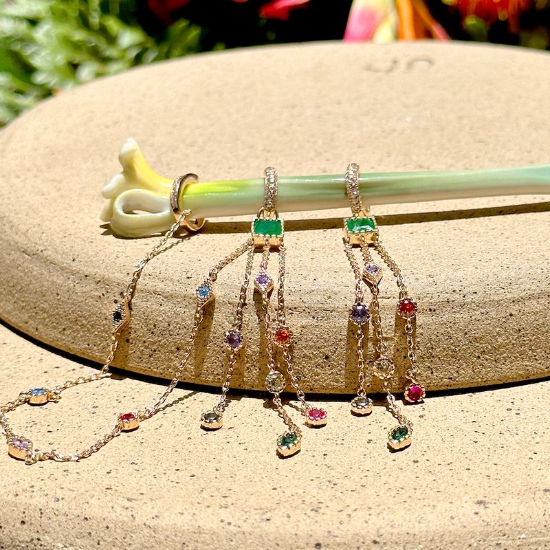 Brinco-cristal-esmeralda-cristal-citrino-cristal-turmalina-rosa-ear-chain-formas