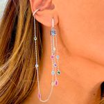 Brinco-ear-chain-cristal-tanzanita-banho-de-rodio-branco