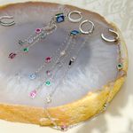 Brinco-ear-chain-cristal-tanzanita-banho-de-rodio-branco