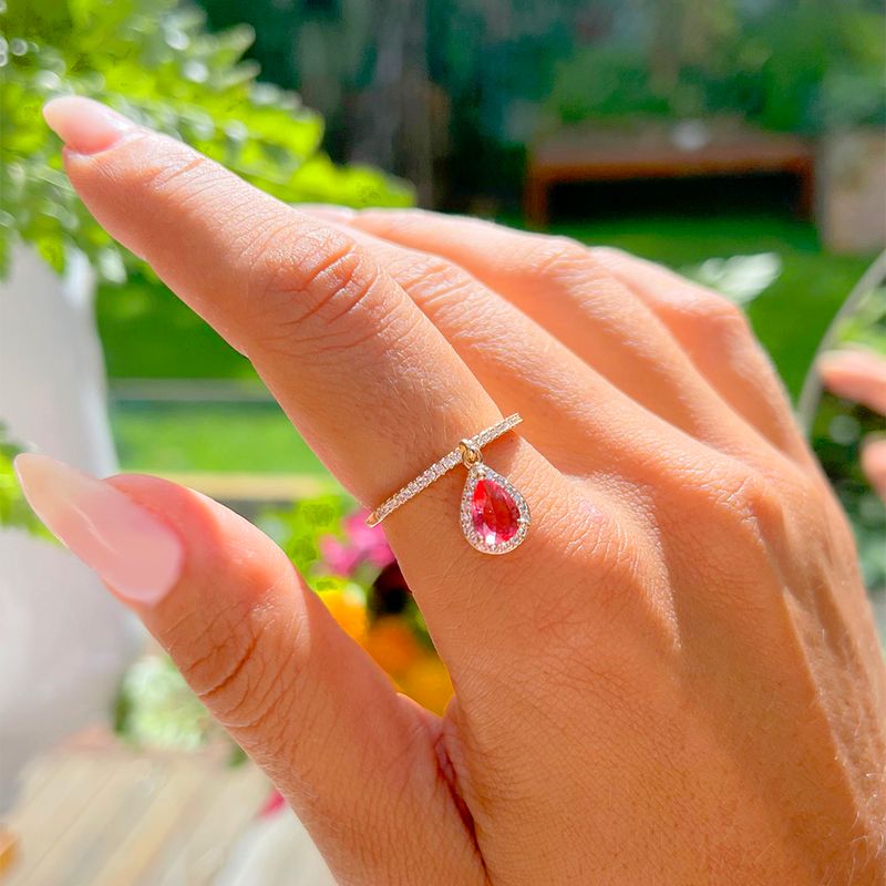 Anel-gota-pendurada-cristal-turmalina-rosa-banho-de-ouro-18k