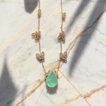 Colar-gota-fusion-esmeralda-colombiana-50-cm-banho-de-ouro-18k