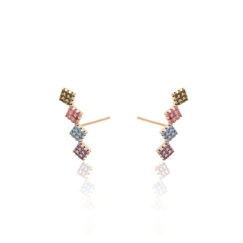 Brinco-baloes-zirconia-colorida-banho-de-ouro-18k