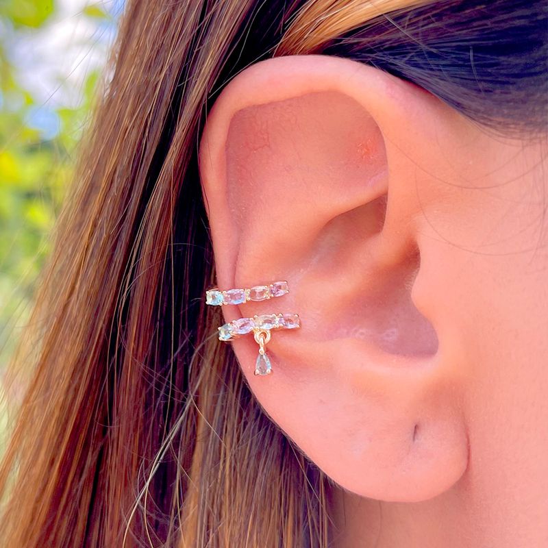 Piercing-ovais-gota-cristal-paraiba-banho-de-ouro-18k