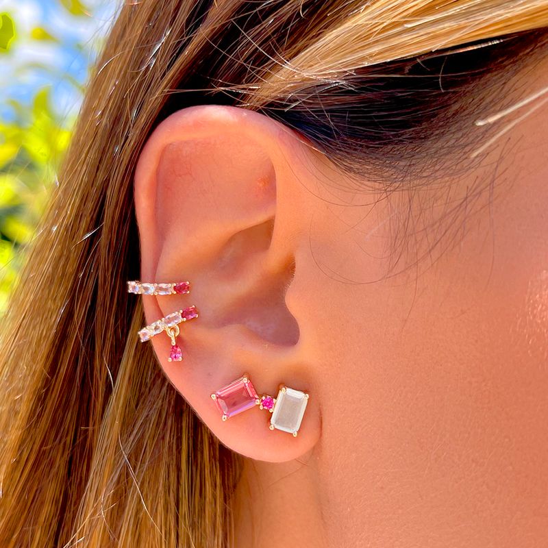 Piercing-ovais-gota-cristal-turmalina-rosa-banho-de-ouro-18k
