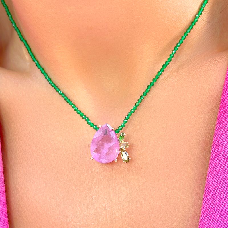 Colar-gota-ramo-fusion-ametista-cristais-banho-de-ouro-18k