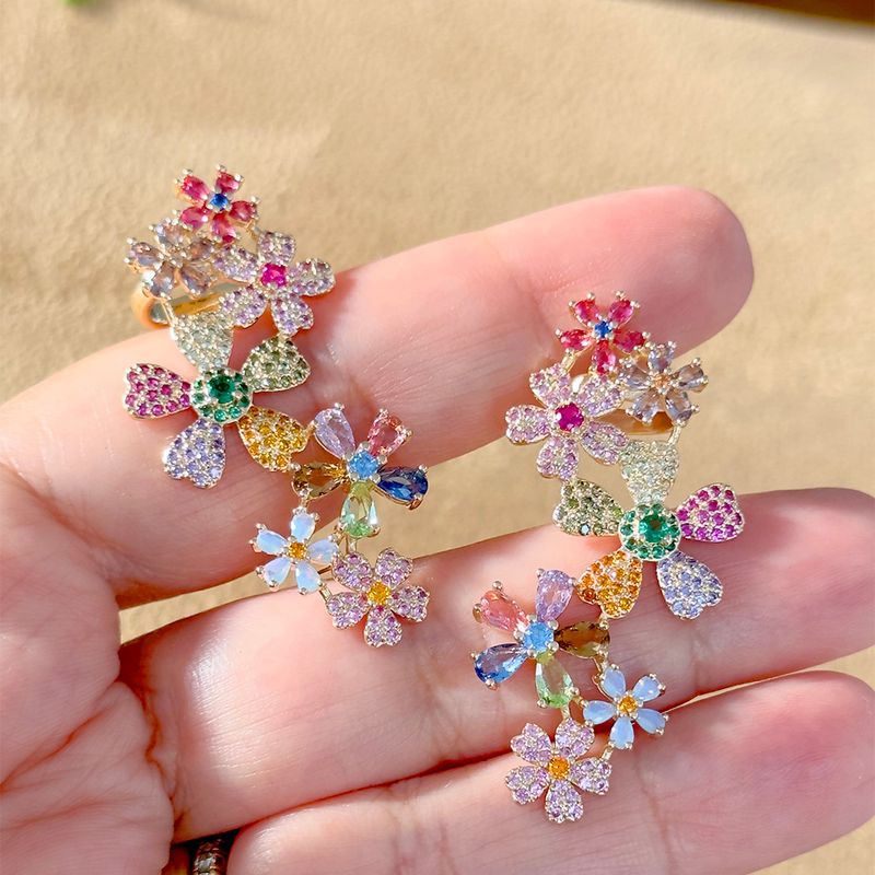 Brinco-ear-cuff-flores-cristal-opala-banho-de-ouro-18k