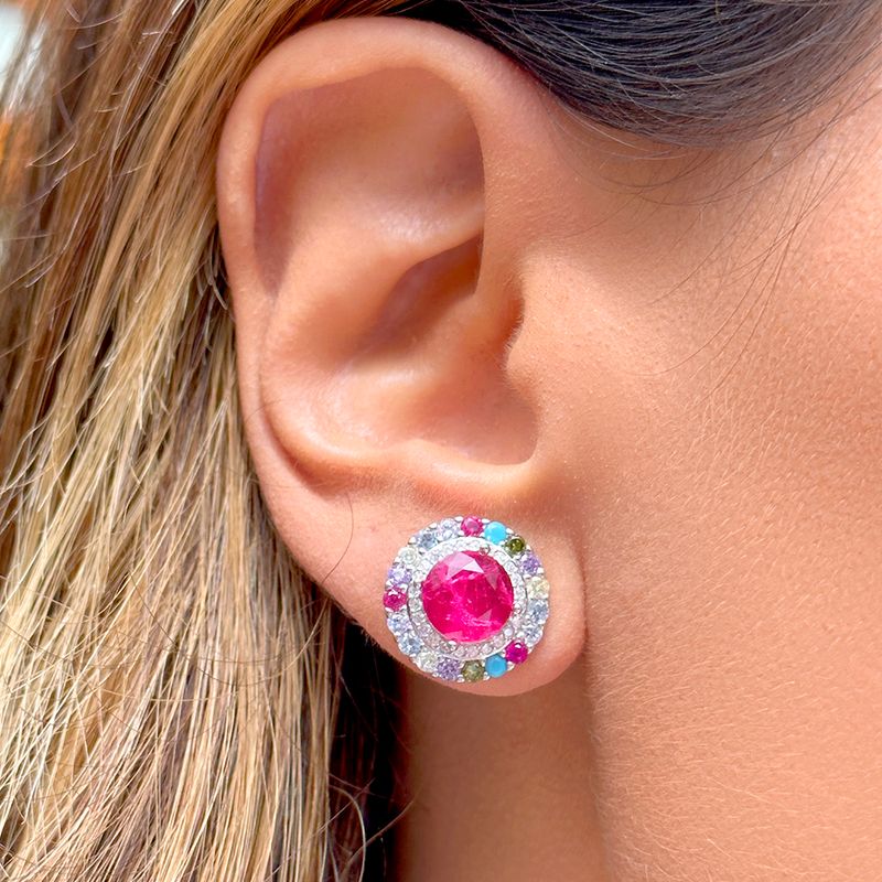 Brinco-redondo-fusion-turmalina-rosa-prata-925