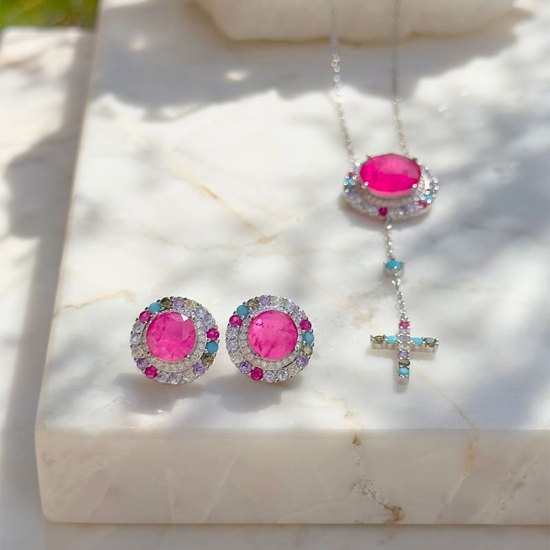 Brinco-redondo-fusion-turmalina-rosa-prata-925