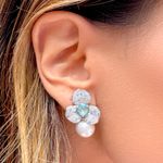 Brinco-perola-shell-flor-de-cristal-de-topazio-azul-prata-925-