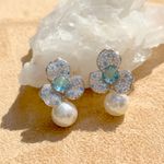 Brinco-perola-shell-flor-de-cristal-de-topazio-azul-prata-925-