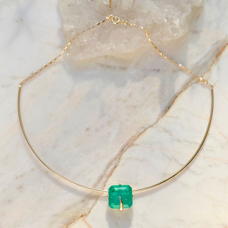 Colar-com-aro-quadrado-fusion-esmeralda-banho-de-ouro-18k