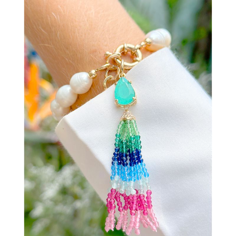 Pulseira-franja-fusion-turmalina-perola-barroca-23cm-banho-de-ouro-18k