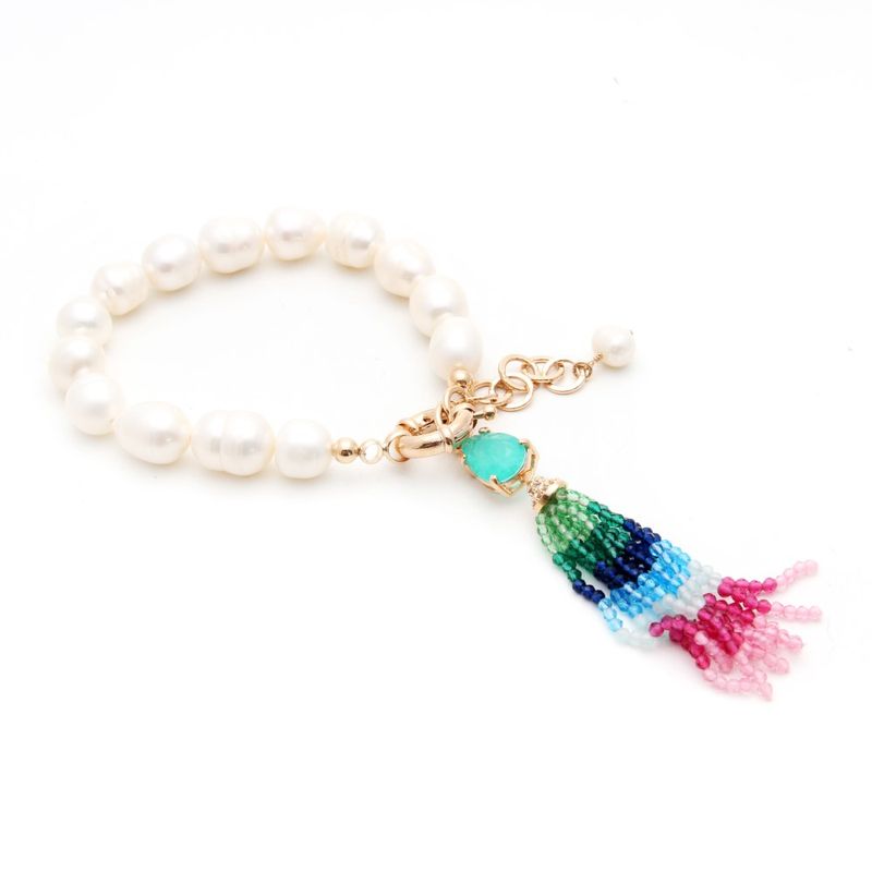 Pulseira-franja-fusion-turmalina-perola-barroca-23cm-banho-de-ouro-18k