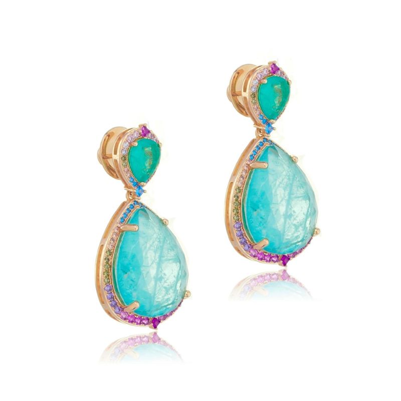Brinco-gota-grande-fusion-turmalina-light-zirconias-coloridas-banho-de-ouro-18k