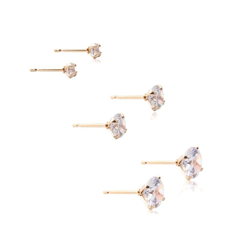 Kit-de-brincos-cravacao-de-garras-3mm-5mm-7mm-banho-de-ouro-18k