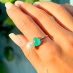 Anel-de-perola-shell-gota-fusion-esmeralda-prata-925