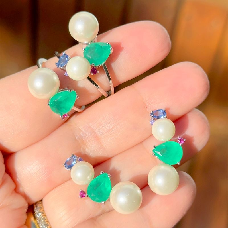 Anel-de-perola-shell-gota-fusion-esmeralda-prata-925