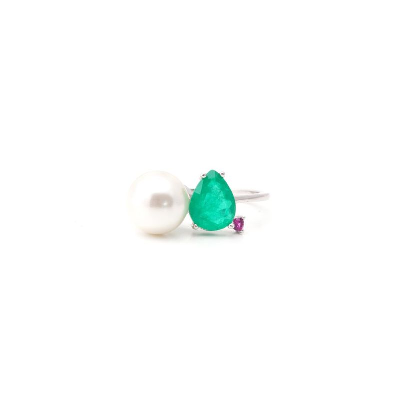Anel-de-perola-shell-gota-fusion-esmeralda-prata-925