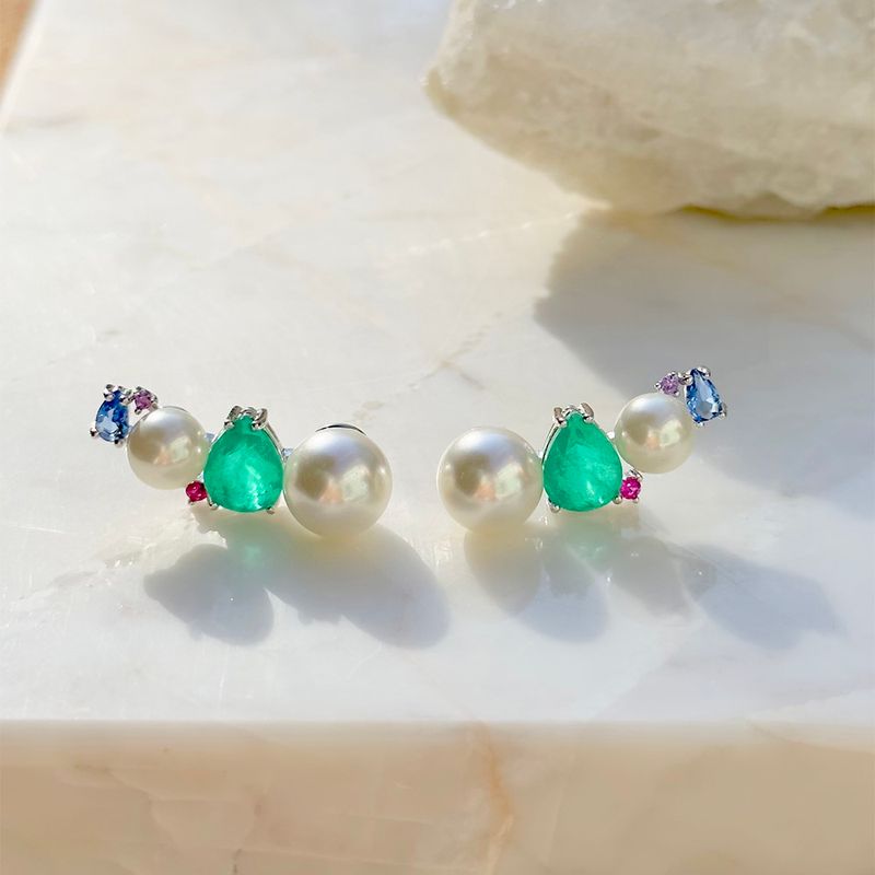 Brinco-ear-cuff-perola-shell-fusion-esmeralda-prata-925