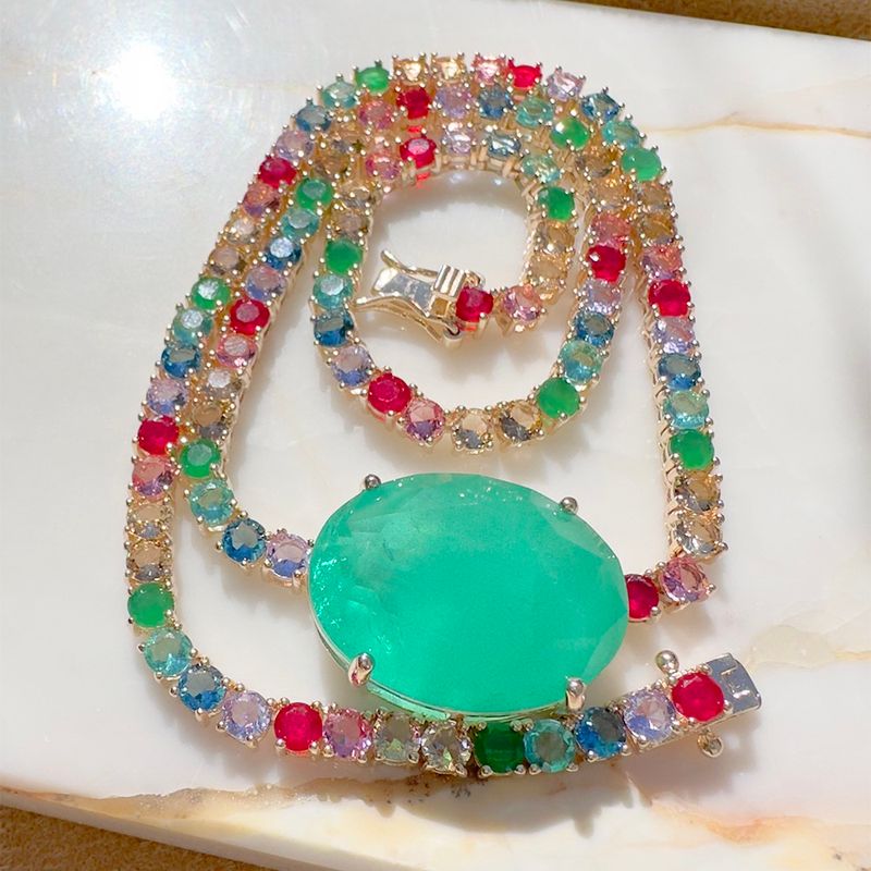 Colar-riviera-fusion-esmeralda-oval-banho-de-ouro-18k
