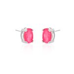 Brinco-oval-fusion-turmalina-rosa-prata-925