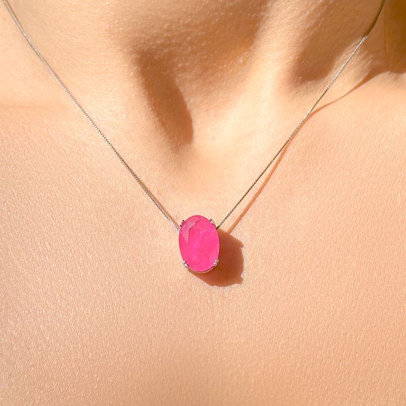 Colar-pingentes-oval-retangulo-fusion-esmeralda-fusion-turmalina-rosa-prata-925
