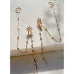 Brinco-ear-chain-zirconias-brancas-gotas-banho-de-ouro-18k