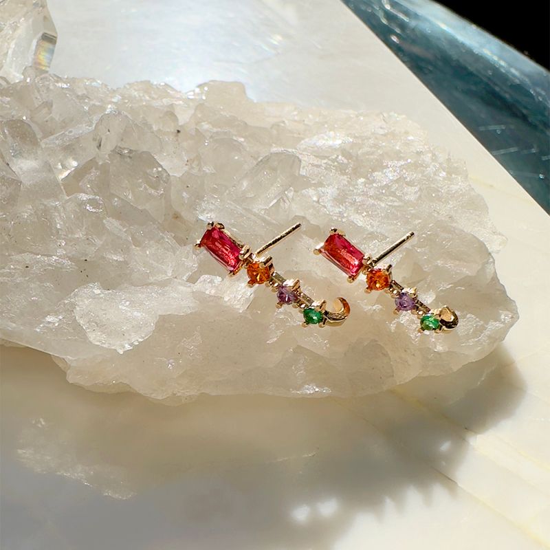 Brinco-formas-zirconia-colorida-banho-de-ouro-18k-nano-gold