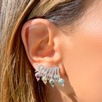 Brinco-ear-cuff-gotas-cristal-topazio-azul-prata-925