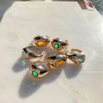 Anel-dedo-minimo--dedo-mindinho--cristal-esmeralda-banho-de-ouro-18k-nano-gold