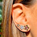 Kit-de-brincos-flores-zirconias-coloridas-3-pares-banho-de-prata-nano-silver