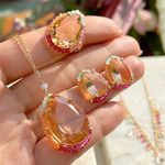 Brinco-gota-cristal-morganita-banho-de-ouro-18k-nano-gold