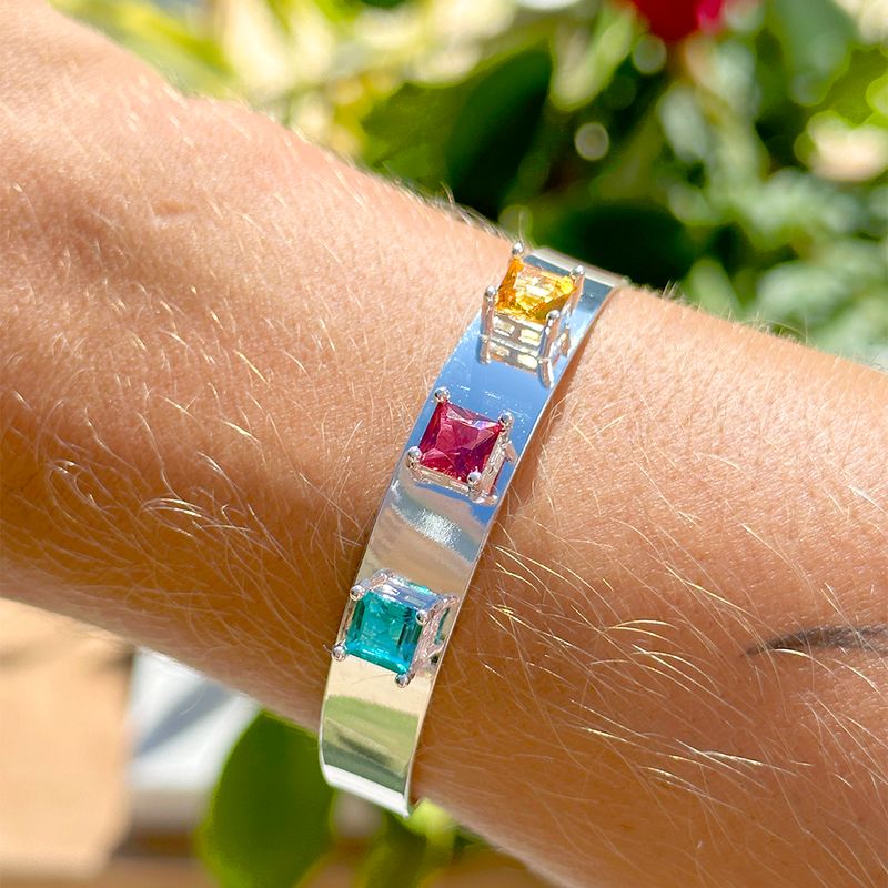 Bracelete-quadrados-cristal-paraiba-banho-de-prata-nano-silver
