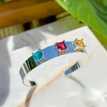 Bracelete-quadrados-cristal-paraiba-banho-de-prata-nano-silver