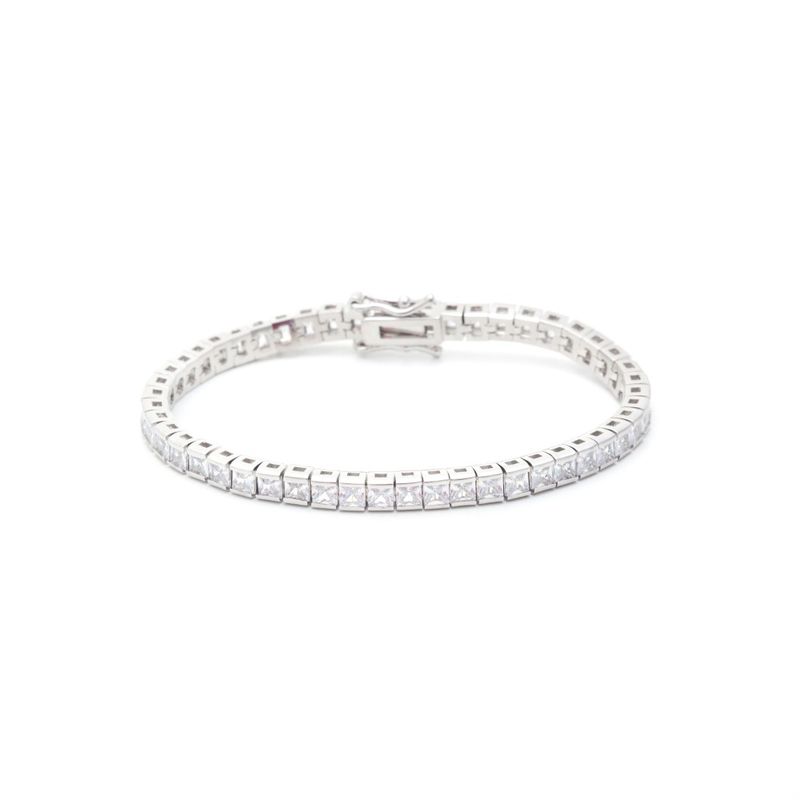 Pulseira-riviera-zirconias-brancas-quadradas-16cm-banho-de-rodio-branco