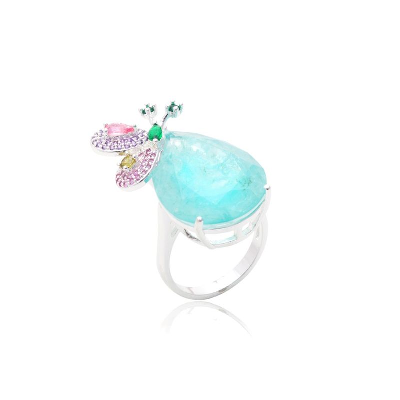 Anel-borboleta-fusion-turmalina-light-cristal-esmeralda-banho-de-prata-nano-silver