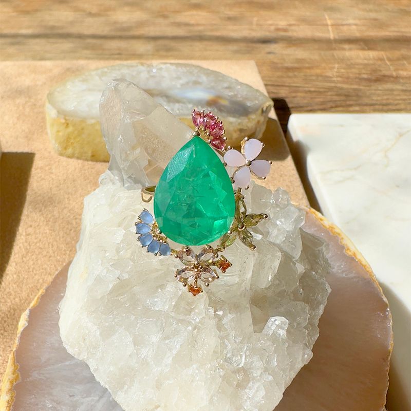 Anel-jardim-gota-fusion-esmeralda-banho-de-ouro-18k