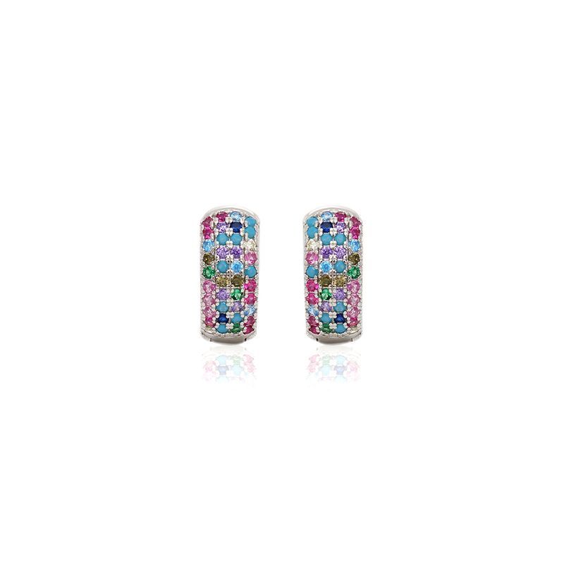 Brinco-Argola-Cheia-Zirconia-Colorida-12mm-Prata-925