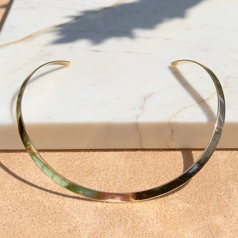 Gargantilha-aro-liso-banho-de-ouro-18k-