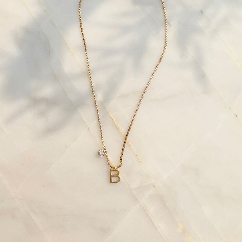 Colar-letra-b-zirconia-branca-45cm-banho-de-ouro-18k