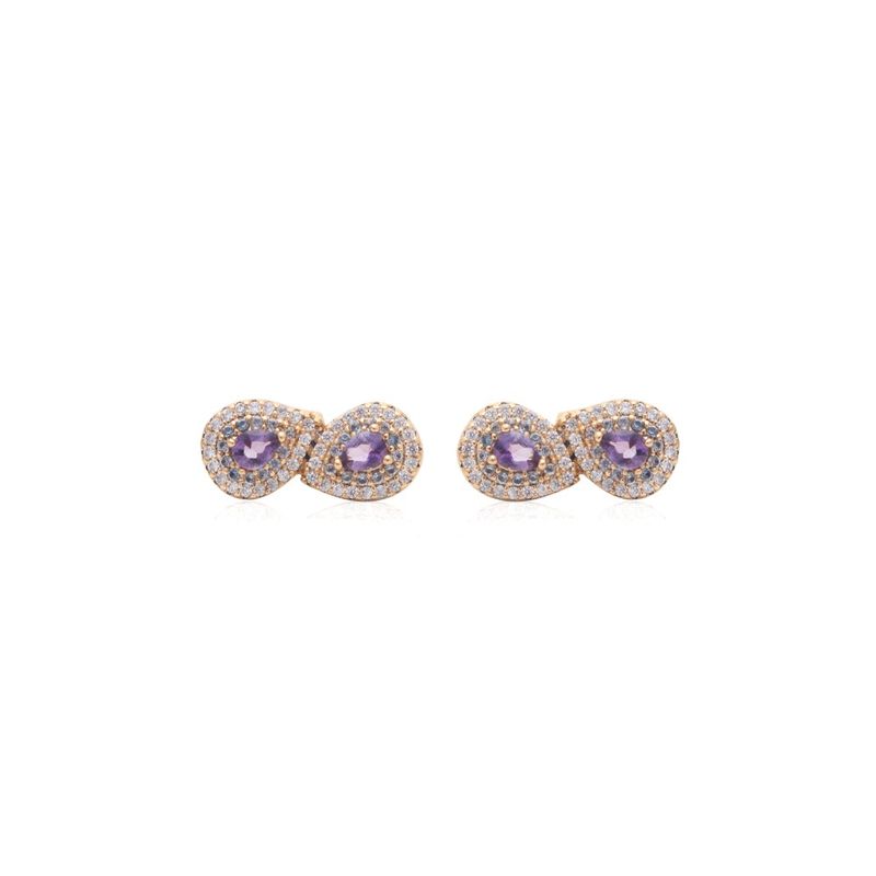 Brinco-infinito-cristal-ametista-banho-de-ouro-18k-nano-gold