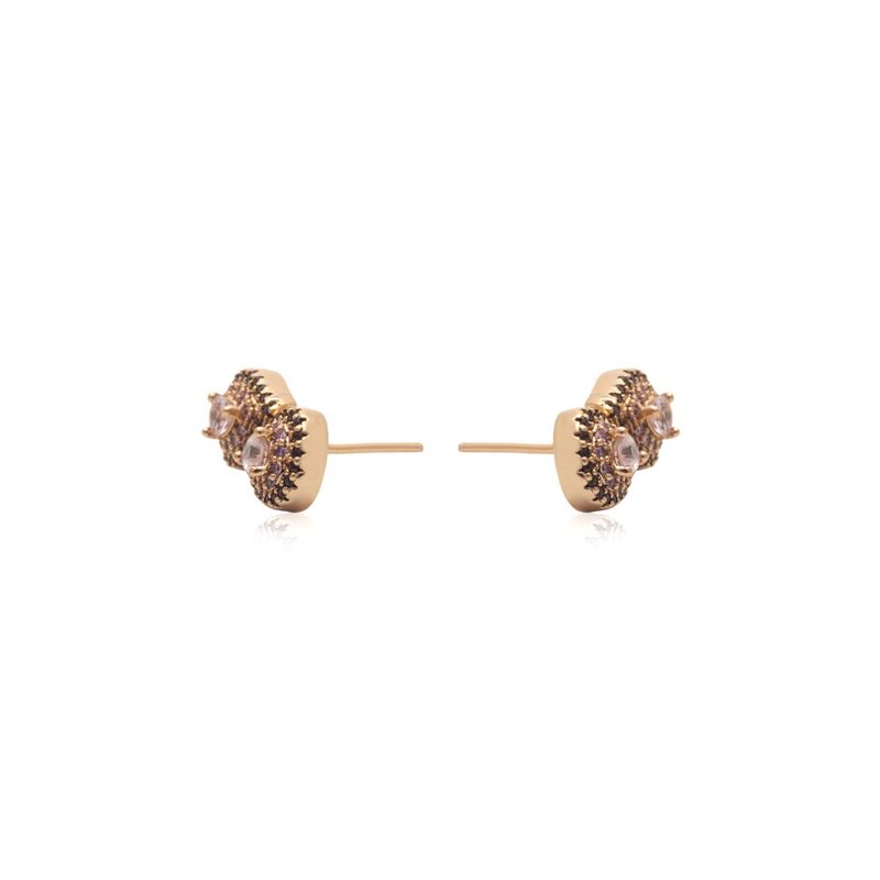 Brinco-infinito-cristal-quartzo-rosa-banho-de-ouro-18k-nano-gold