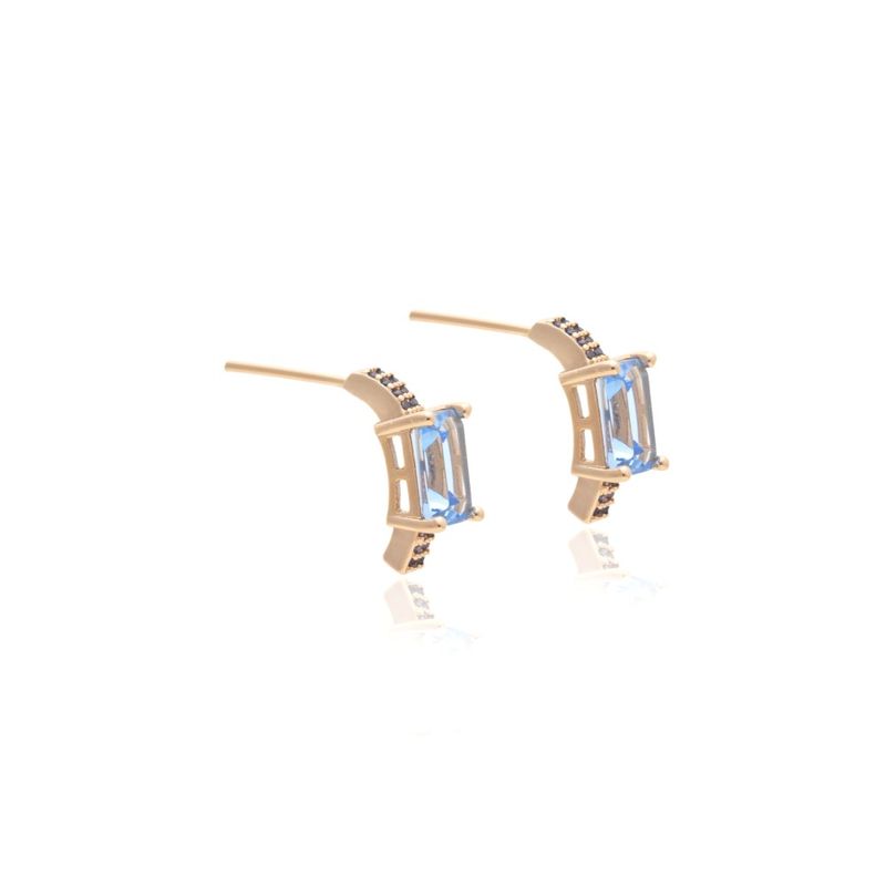 Brinco-cravejado-lateral-cristal-london-blue-banho-de-ouro-18k-nano-gold