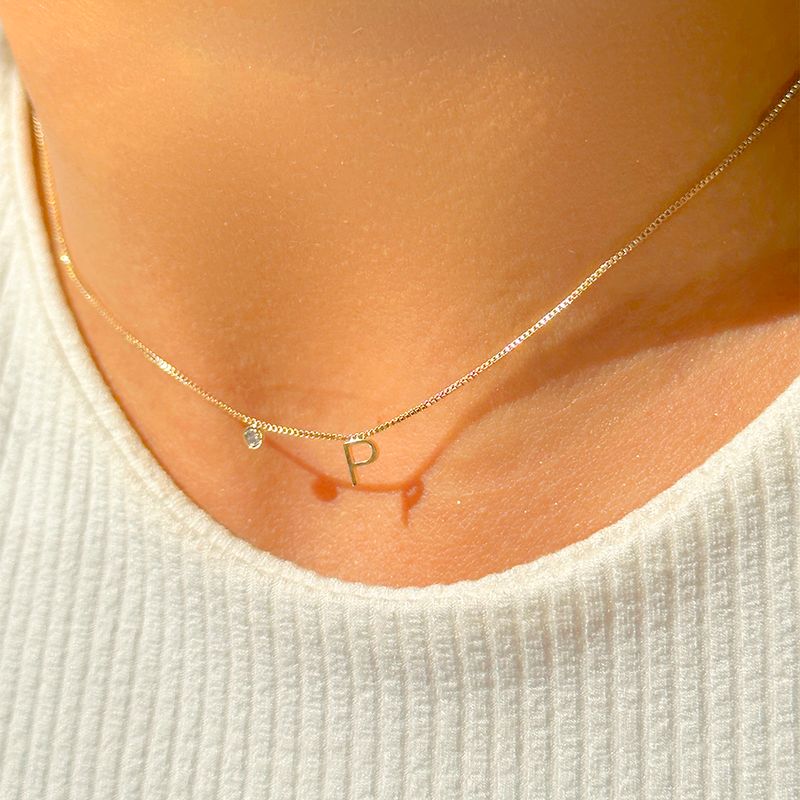 Colar-letra-p-zirconia-branca-45cm-banho-de-ouro-18k