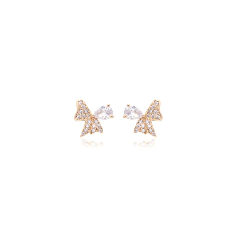 Brinco-laco-gota-zirconia-branca-banho-de-ouro-18k-