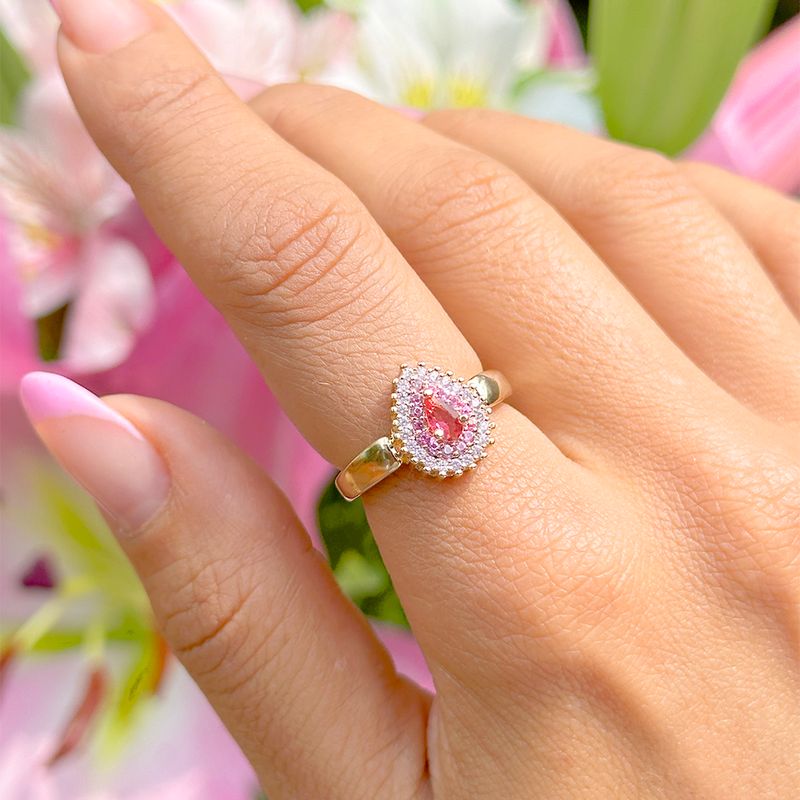 Anel-gota-bordada-cristal-turmalina-rosa-banho-de-ouro-18k-nano-gold