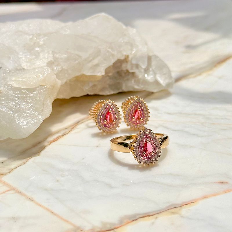 Anel-gota-bordada-cristal-turmalina-rosa-banho-de-ouro-18k-nano-gold